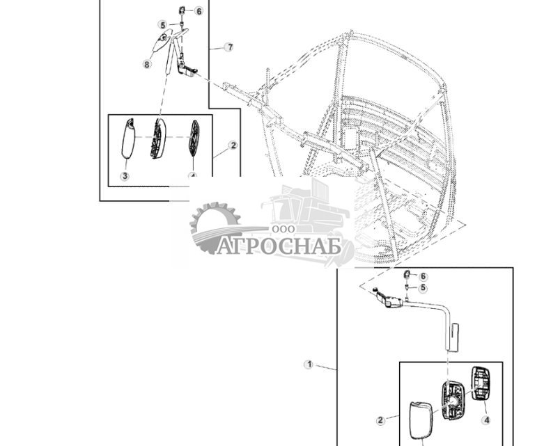 Наружное зеркало, головка с электрическим управлением с бордюрным зеркалом - ST831161 547.jpg